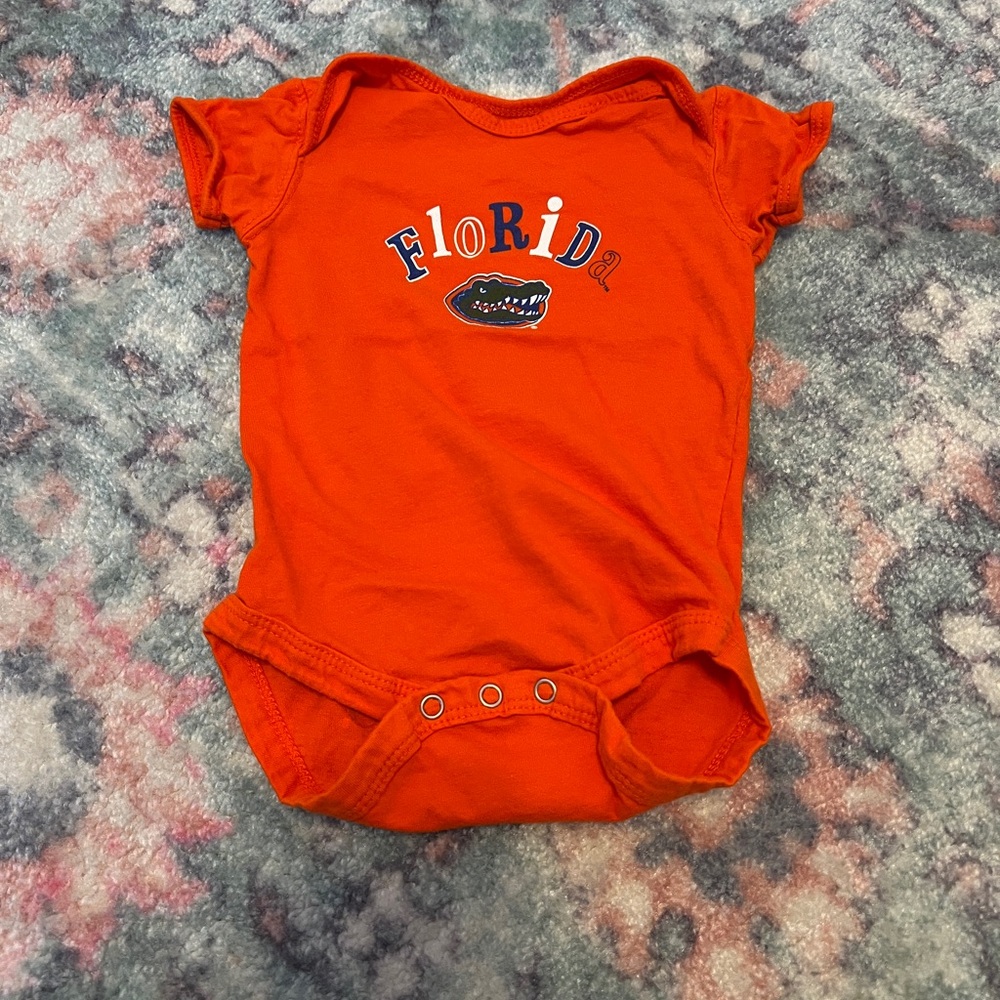 Florida Gators Orange Onesie